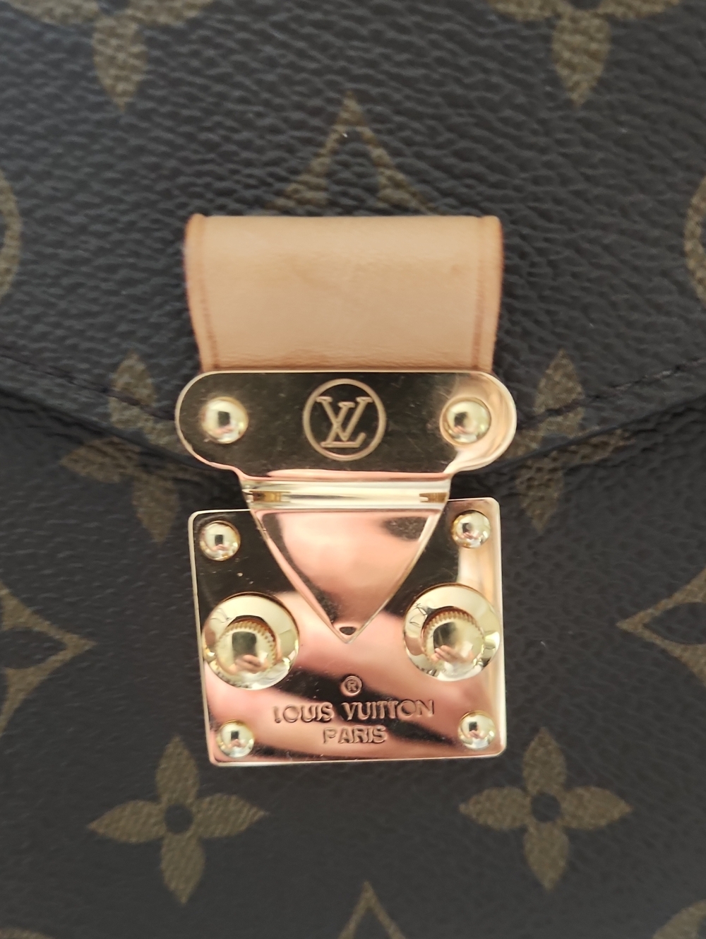 Louis Vuitton Monogram Canvas Pochette Metis in Brown with Gold Hardware - Picture 16 of 17